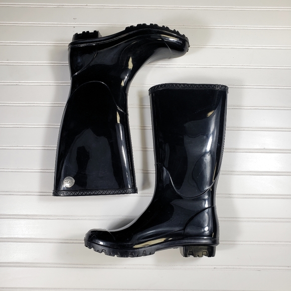 UGG Shoes - Ugh Black Rain Boots